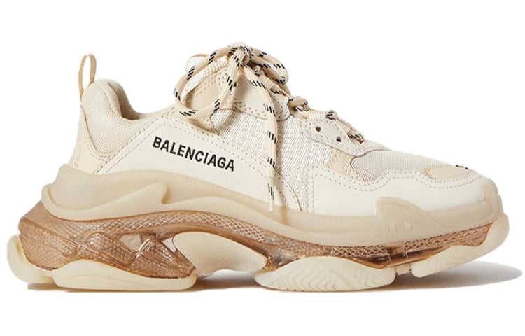 Balenciaga Triple S Clear Sole Blanc cassé