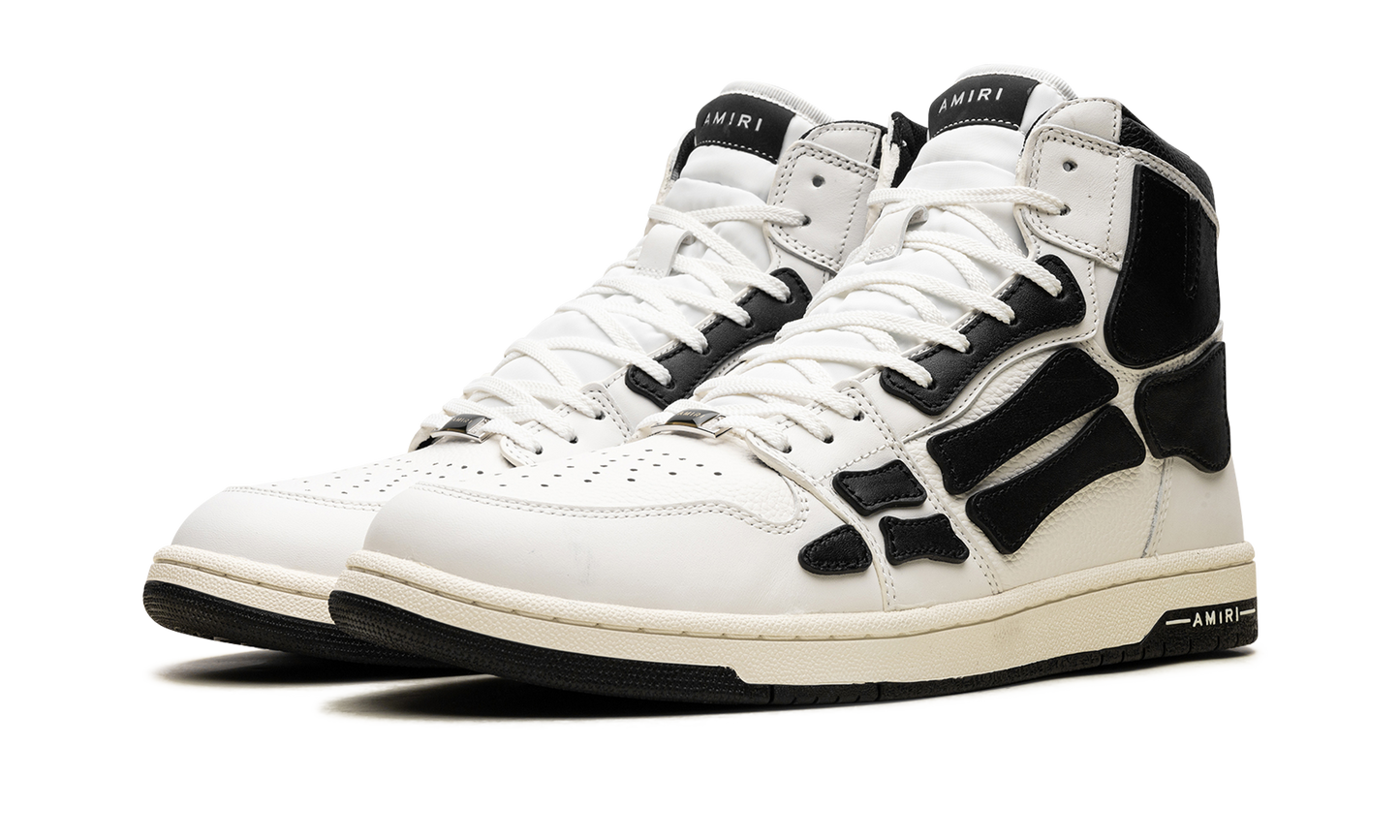 Amiri Skel Top Hi Blanc Noir
