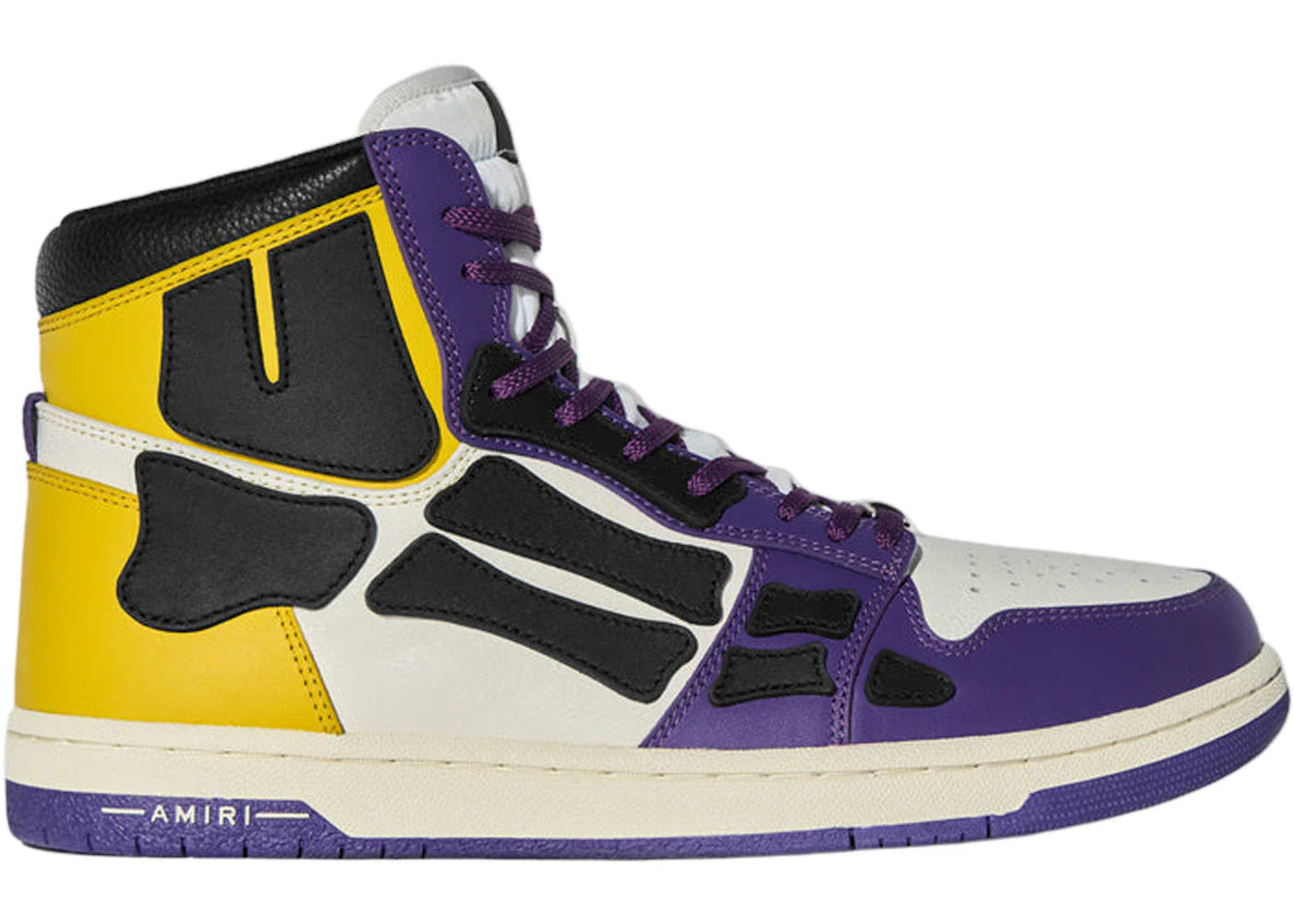 Amiri Skel Top Hi Violet Or Noir Blanc