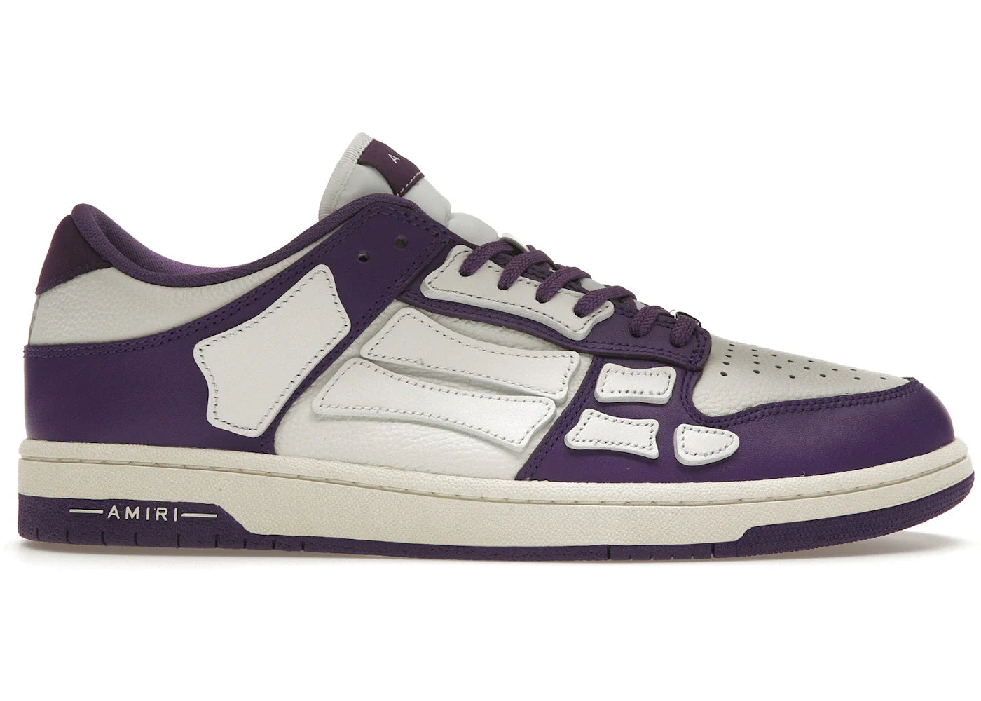 Amiri Skel Top Low Violet Blanc