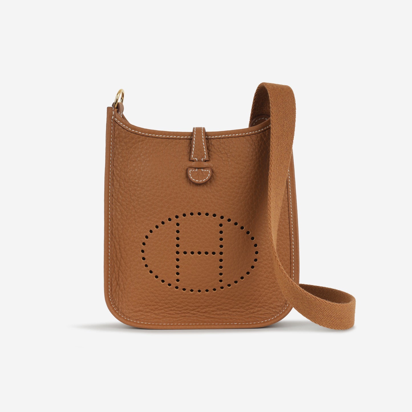 Hermès Mini Evelyne 16 - Gold Clemence | Gold Hardware