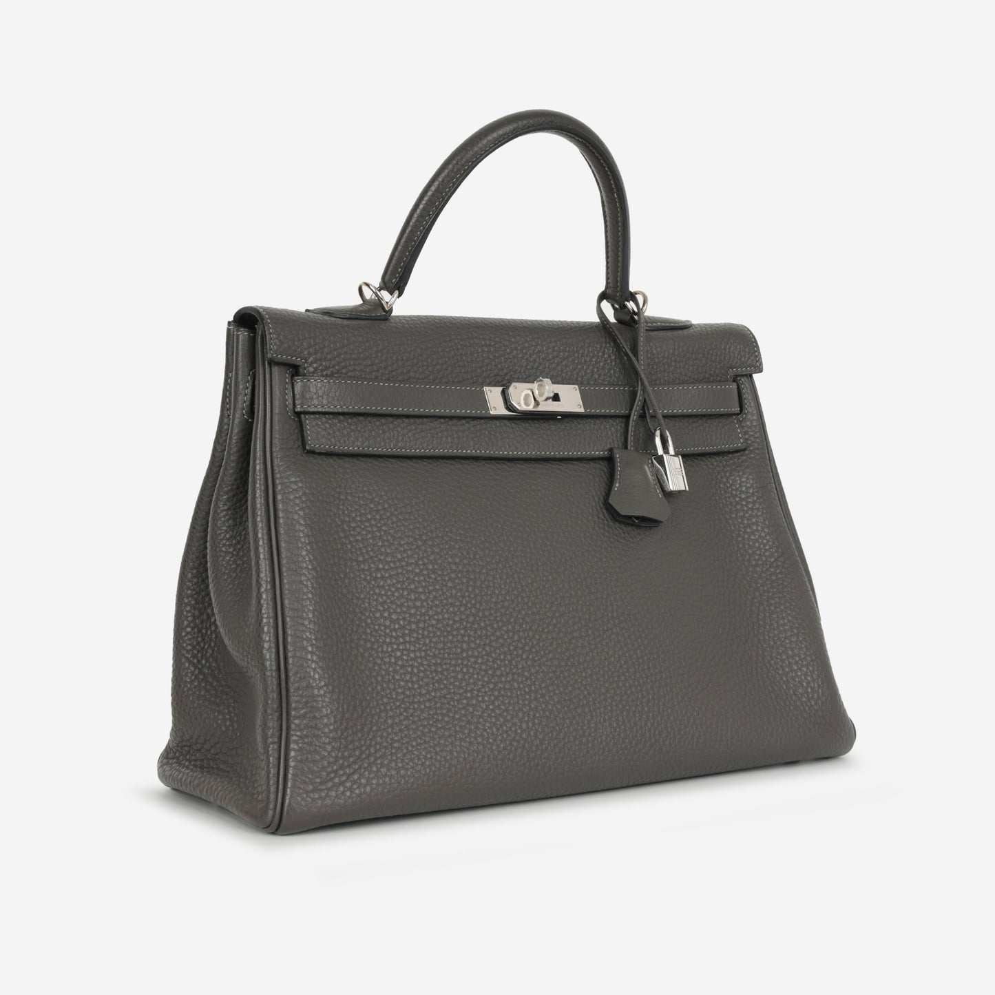 Hermès Kelly 35 - Graphite Clemence | Palladium Hardware