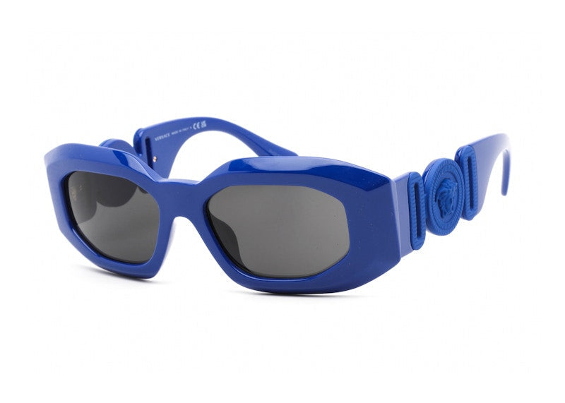 Lunettes de soleil Versace Maxi Medusa Biggie bleues