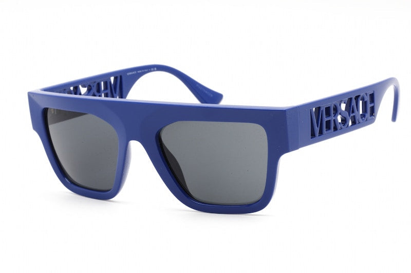 Lunettes de soleil carrées Versace bleues