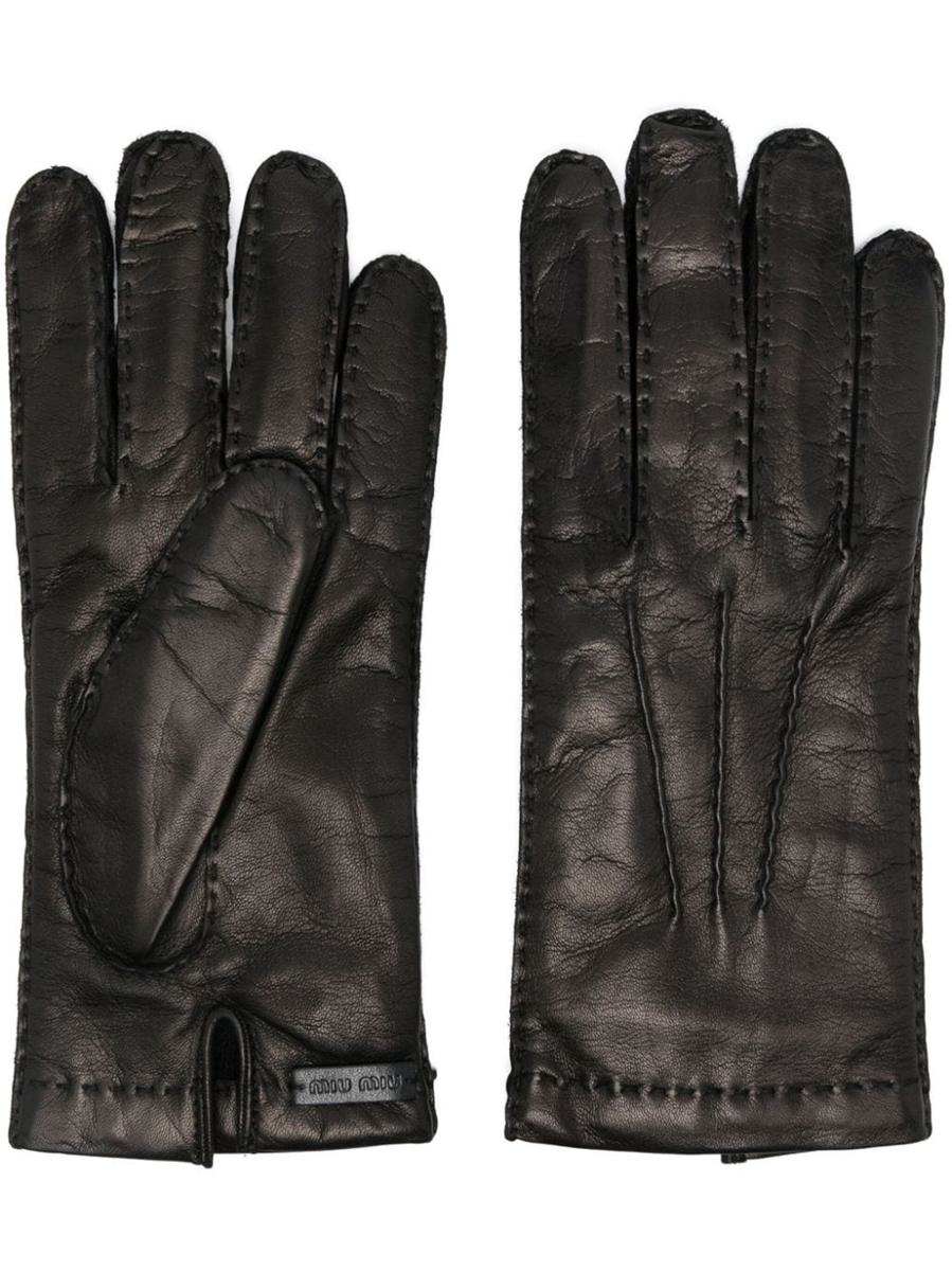 Miu Miu Leather Gloves