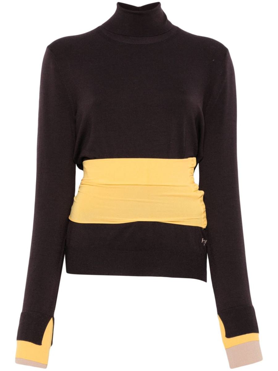 Fendi Wool Turtle-Neck Sweater