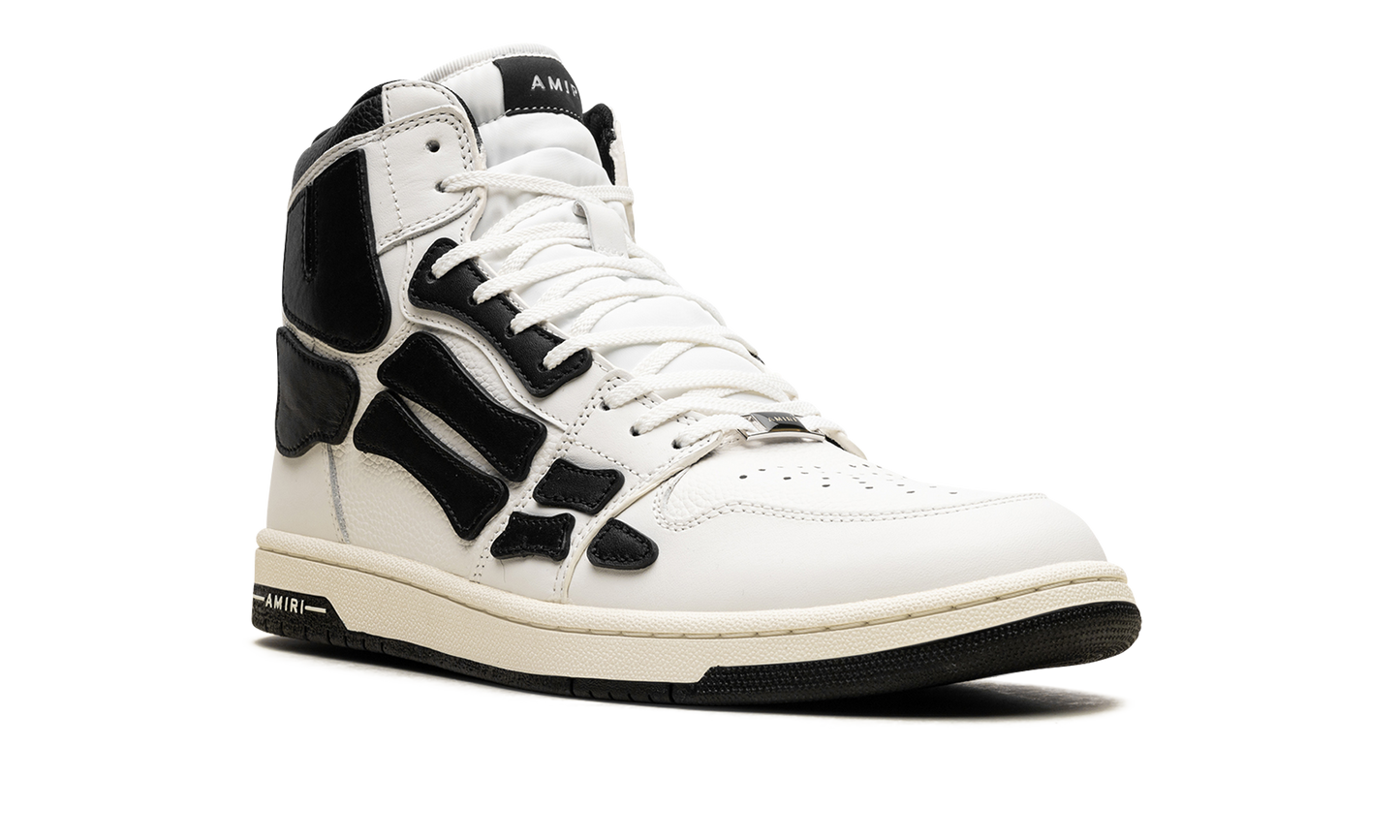 Amiri Skel Top Hi Blanc Noir