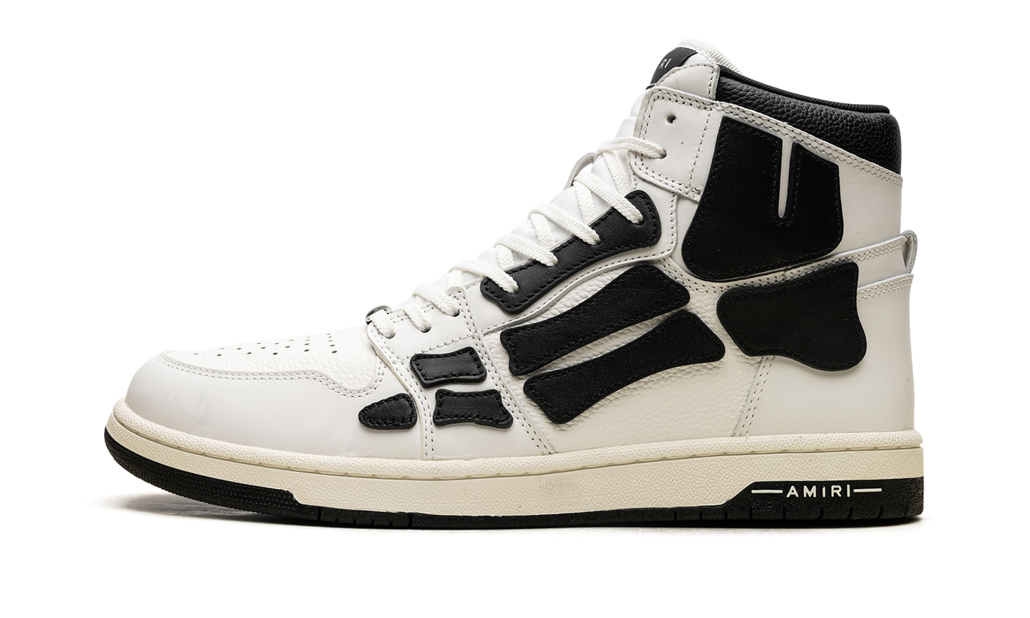 Amiri Skel Top Hi Blanc Noir