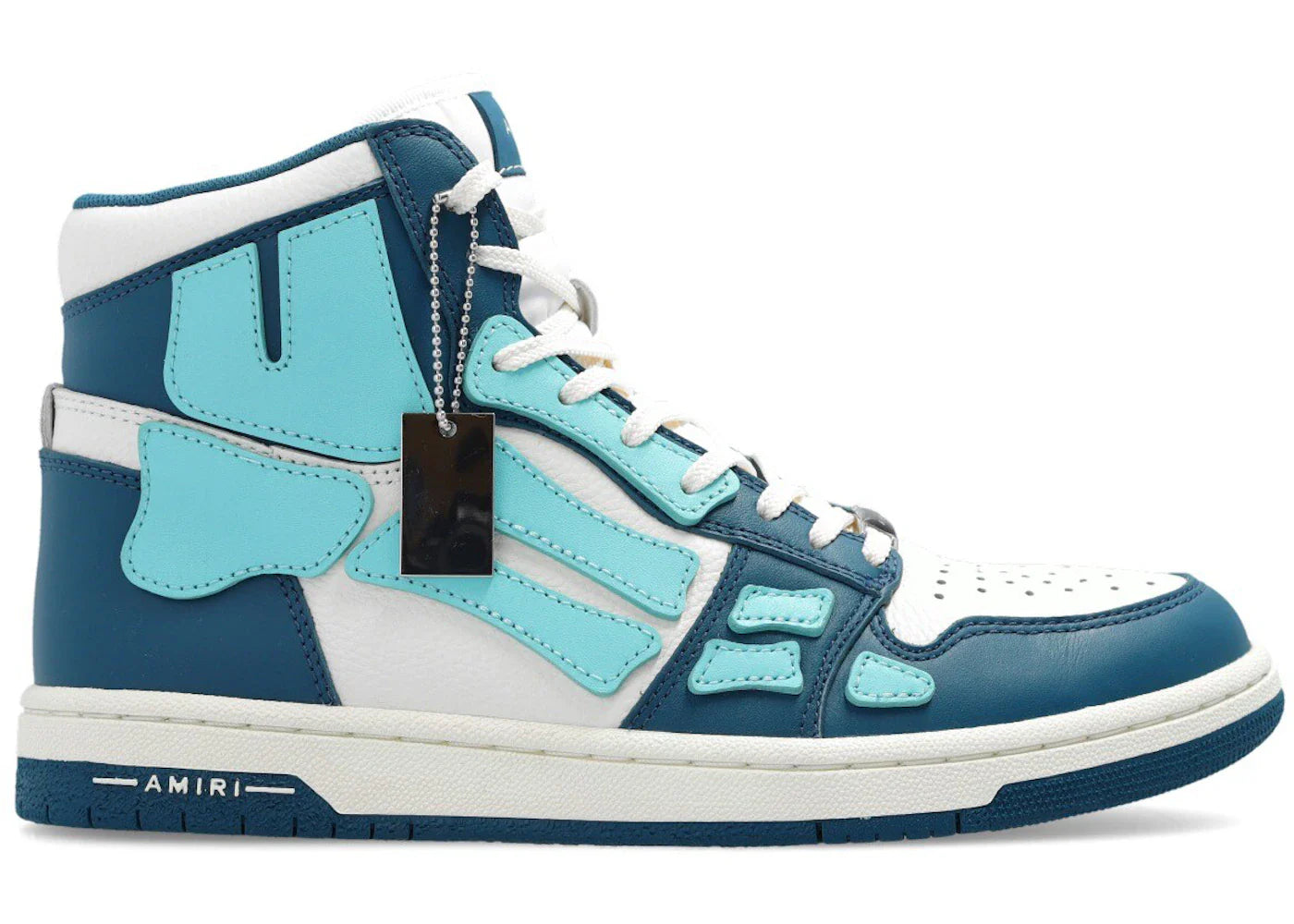 Amiri Skel Hi Top Bleu Ardoise (Femme)