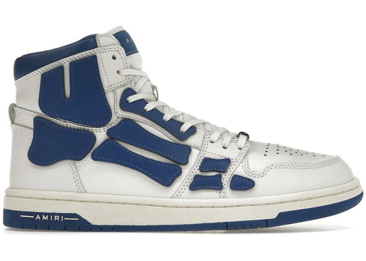 Amiri Skel à empiècements montants Blanc Bleu