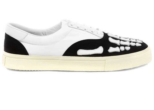 Amiri Skel Toe Lace Up Noir Blanc