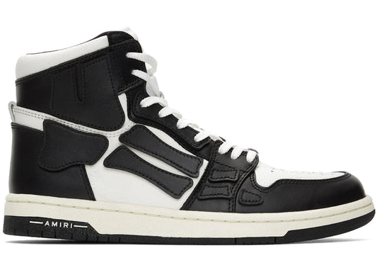 Amiri Skel Top Hi Noir Blanc