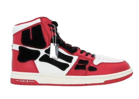 Amiri Skel Top Hi Rouge Blanc