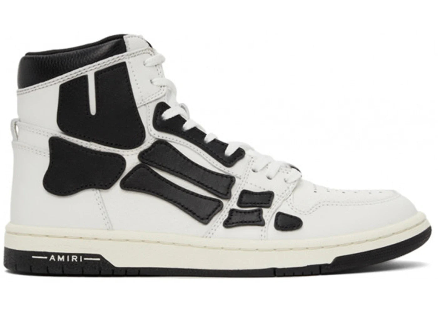 Amiri Skel Top Hi Blanc Noir