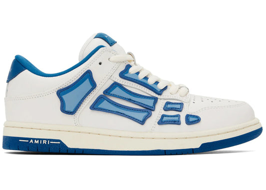 Amiri Skel Top Low Blanc Bleu Bleu Clair