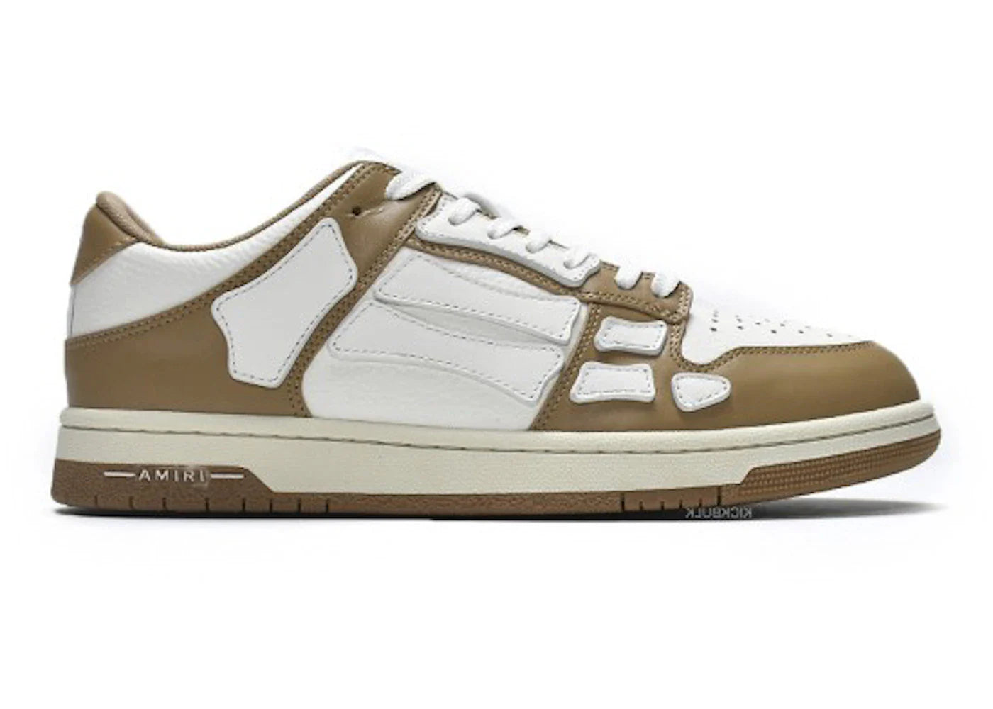 Amiri Skel Top Low Blanc Marron