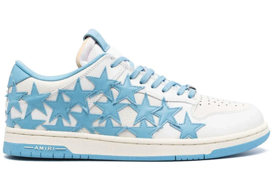 Amiri Stars Low Top Blanc Bleu