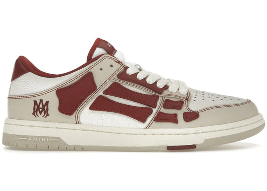 Amiri Varsity Skel Top Low Rouge Foncé