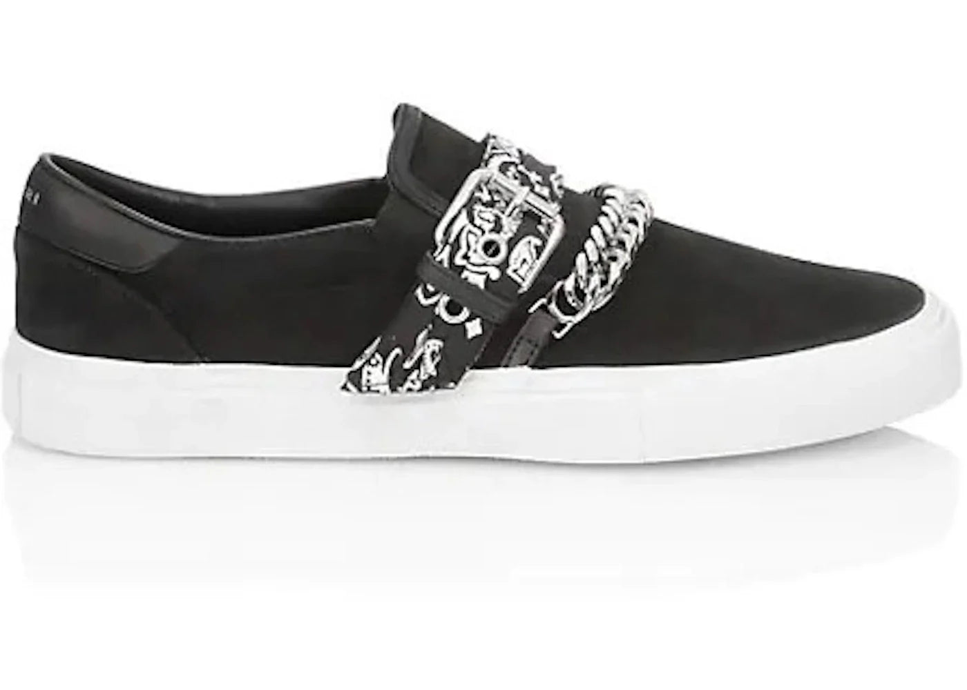 Chaussures à enfiler Amiri Bandana Buckle noires