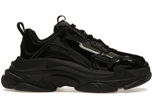 Balenciaga Triple S Noir Verni
