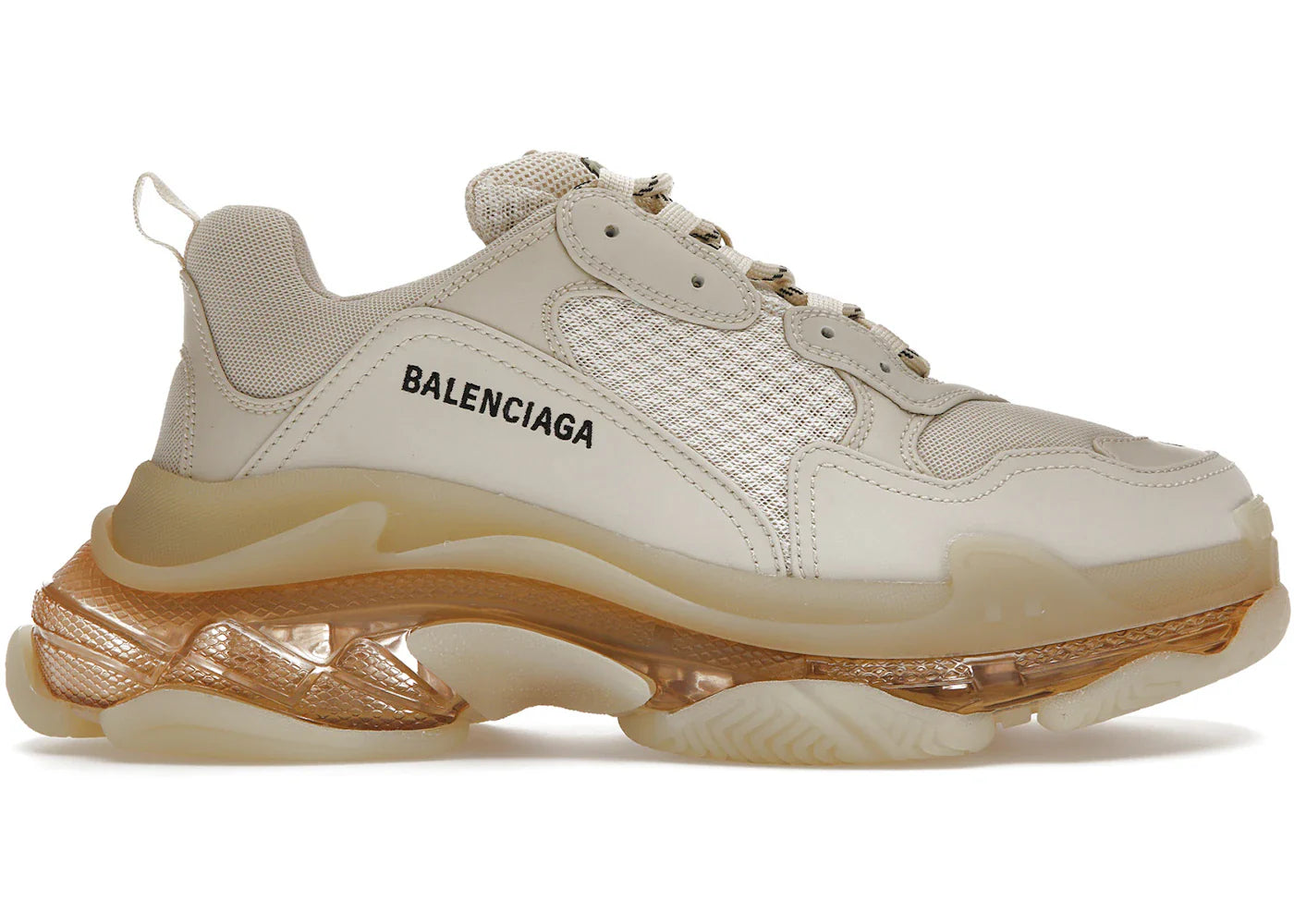 Balenciaga Triple S Clear Sole Blanc cassé