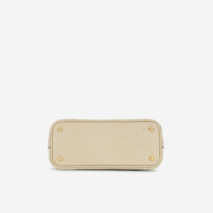 Hermès Bolide 1923 Mini - Parchemin Ostrich | Gold Hardware
