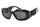 Lunettes de soleil Versace Maxi Medusa Biggie noires