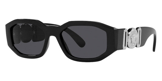 Lunettes de soleil Versace Medusa Biggie noires