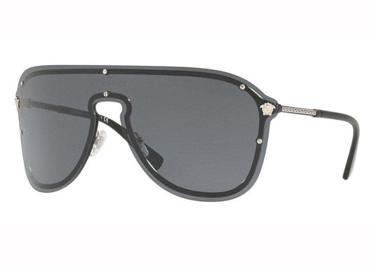 Lunettes de soleil Versace Shield Gris/Argent